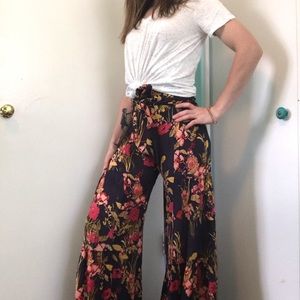 Free People tropical wide leg pant XS